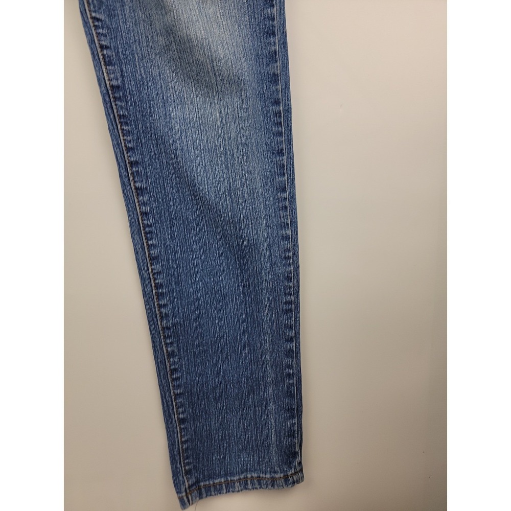 ABM Jeans Womens Size 9 Skinny Denim Jeans Medium Wash Stretch Low Rise 32x31 - Picture 9 of 14